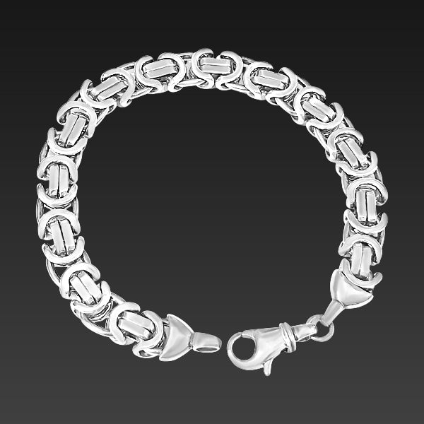 Flat Byzantine Style Iconic and Bold Bracelet