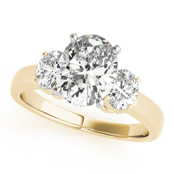 Elegant Sparkling Yellow Bridal Ring