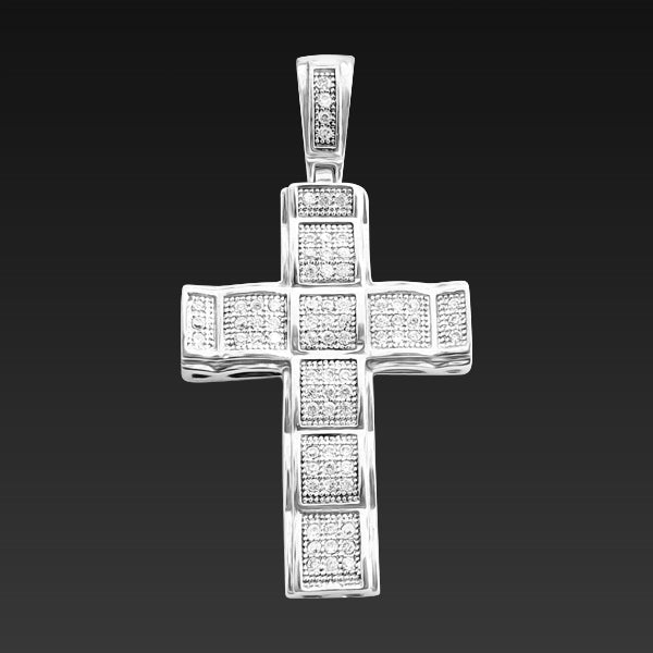 Sacred White Spiritu Cross Pendant