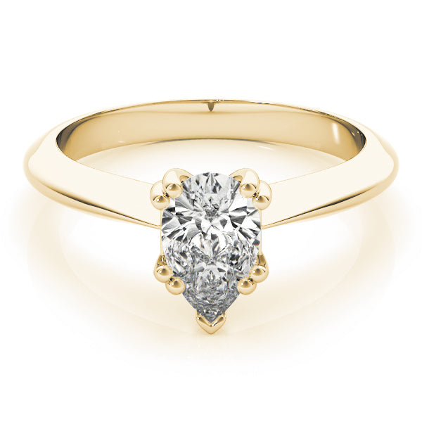 Elegant Sparkling Yellow Bridal Ring