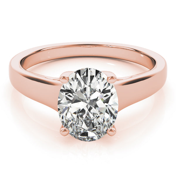 Elegant Sparkling Rose Bridal Ring